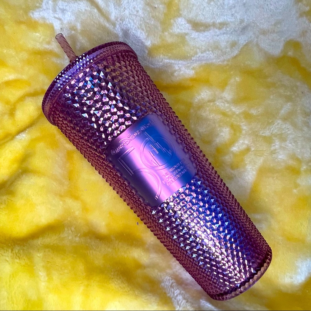 Pink WDW 50th Anniversary Tumbler